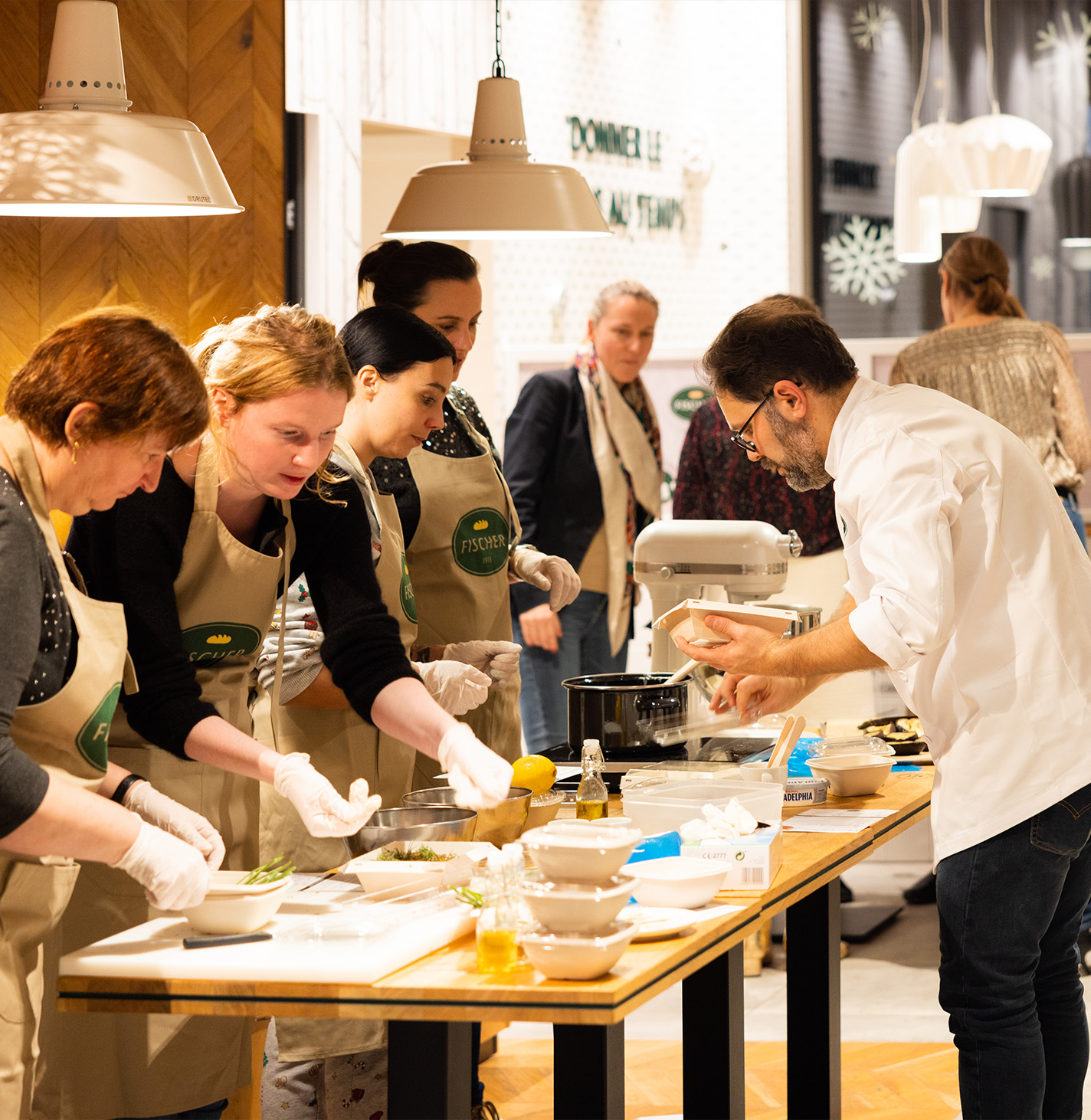 SESSIONS COOKING « APÉRITIFS DE NOËL » Fischer Luxembourg